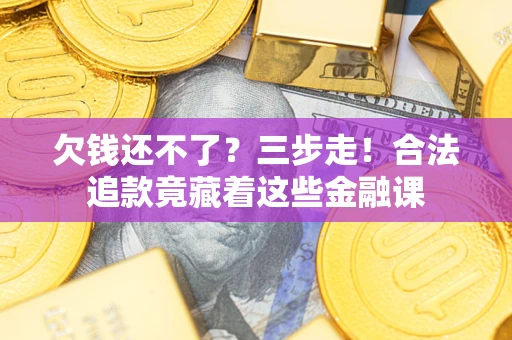 北京欠钱还不了？三步走！合法追款竟藏着这些金融课