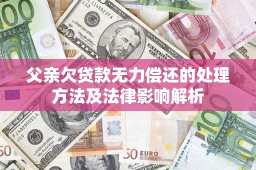 北京父亲欠贷款无力偿还的处理方法及法律影响解析